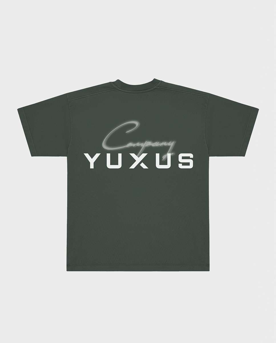 T-shirt de homem de manga curta Verde-3