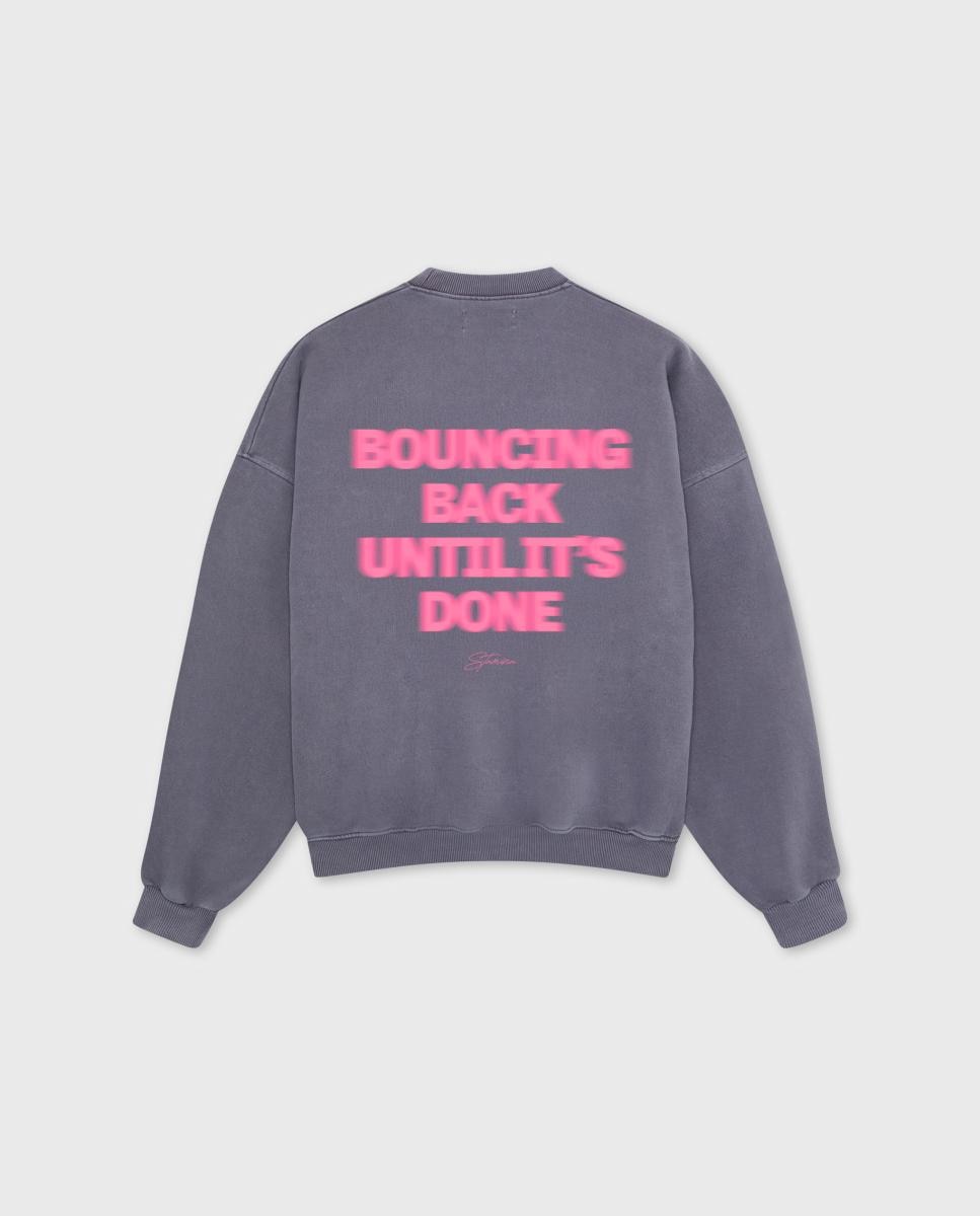 Sweatshirt de homem com decote redondo Cinzento-5