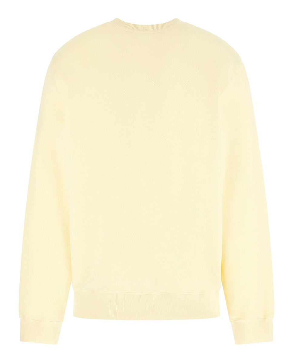 Sweatshirt de Manga Comprida. Amarelo-2