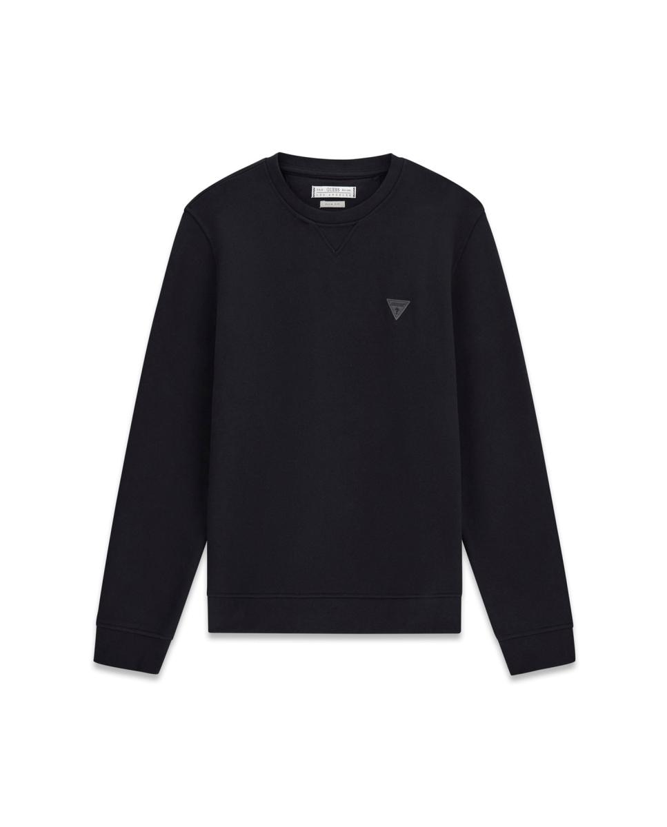 Sweatshirt de Manga Comprida Preto-4