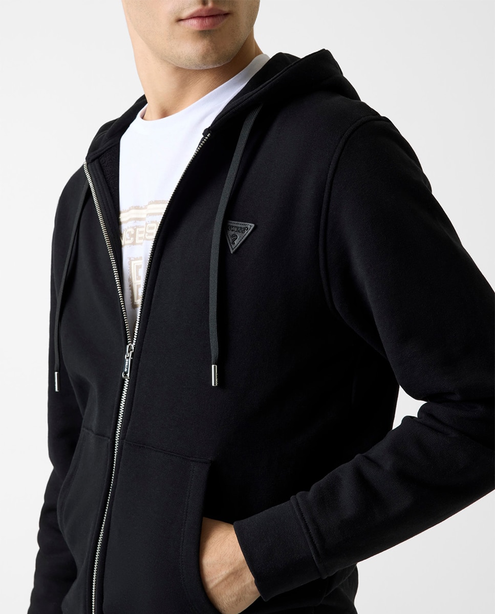 Sweatshirt de Manga Comprida Pretos-3