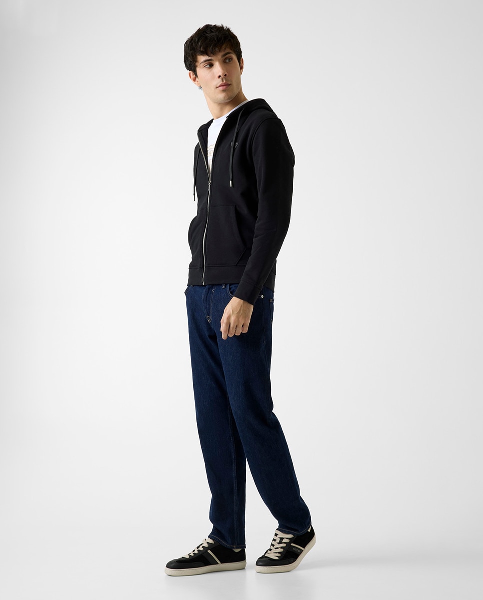 Sweatshirt de Manga Comprida Pretos-5