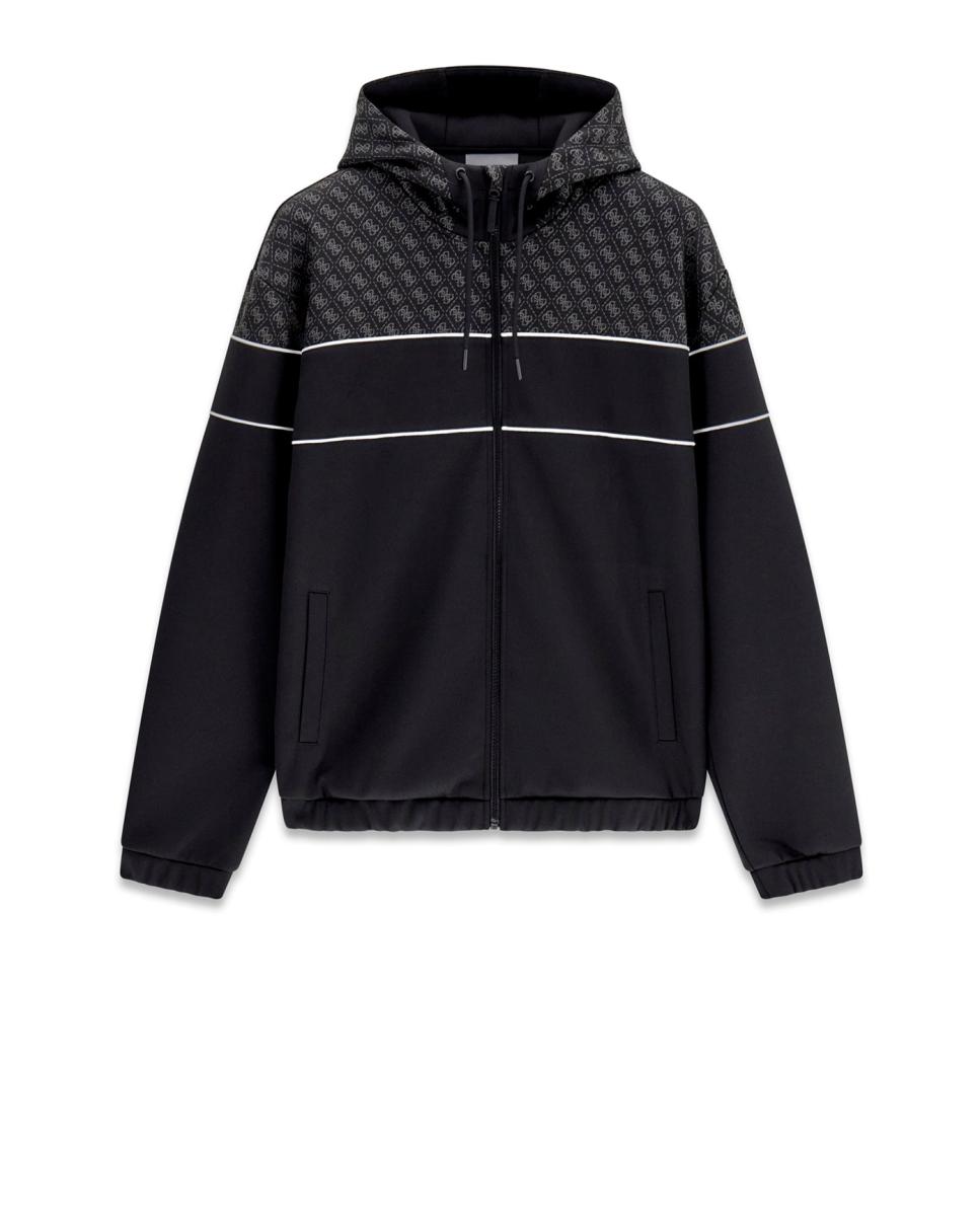 Sweatshirt de Manga Comprida Preto-4