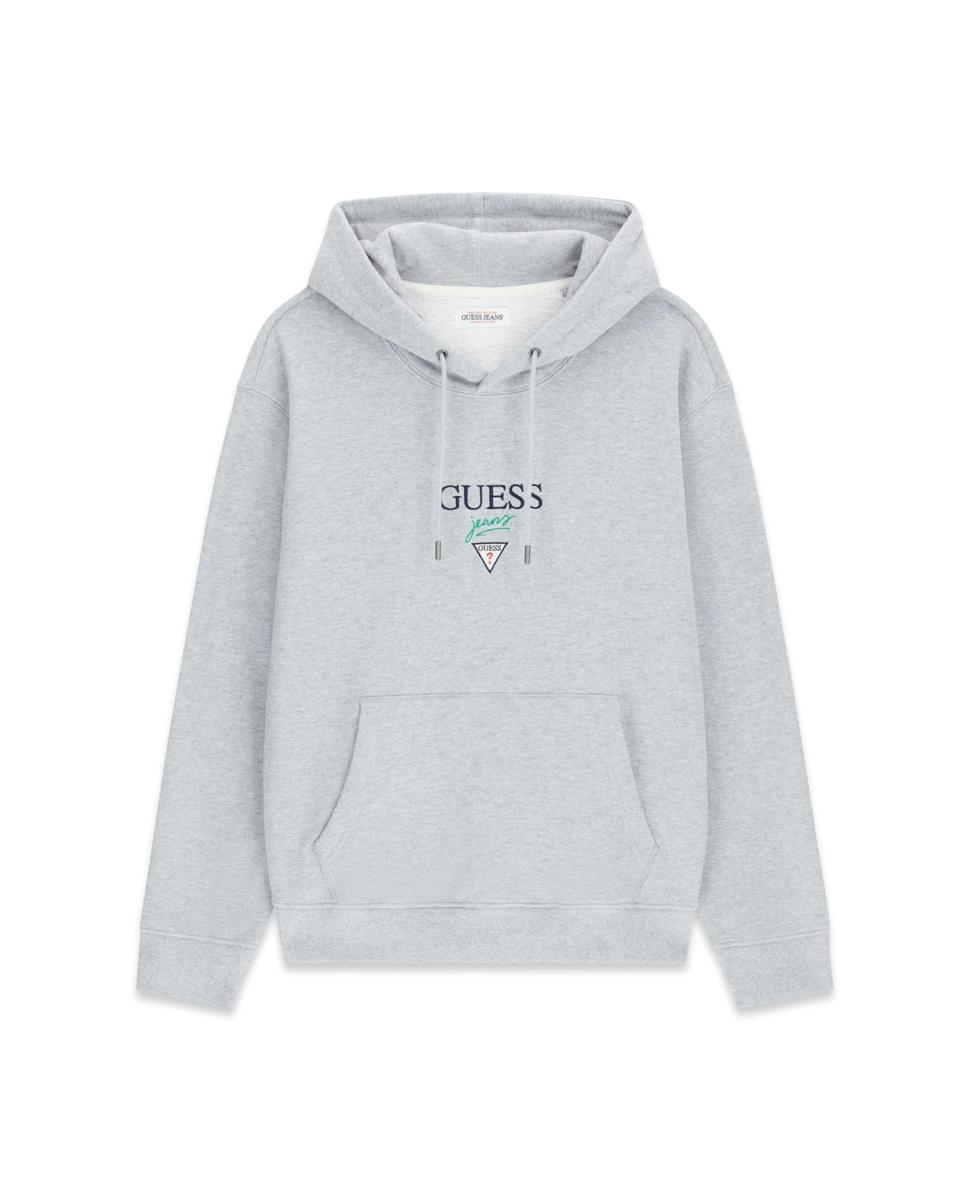 Sweatshirt com capuz Cinzento-claro-4