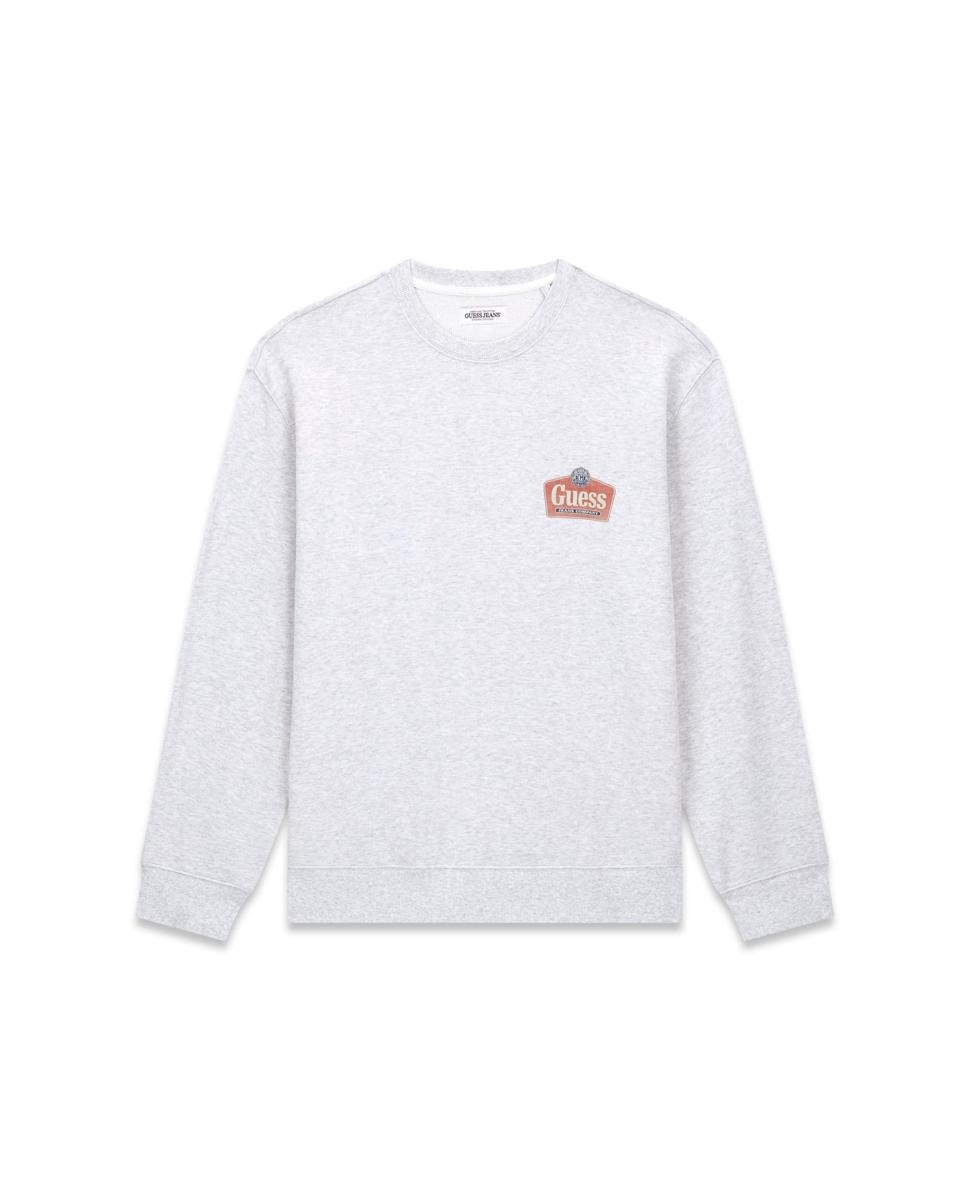 Sweatshirt sem Capuz Cinzento-claro-4