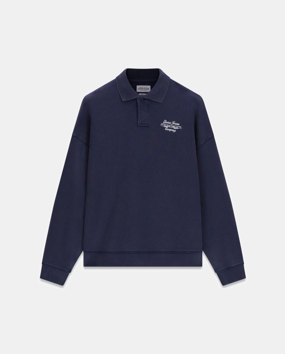 Sweatshirt sem Capuz Azul-claro-4