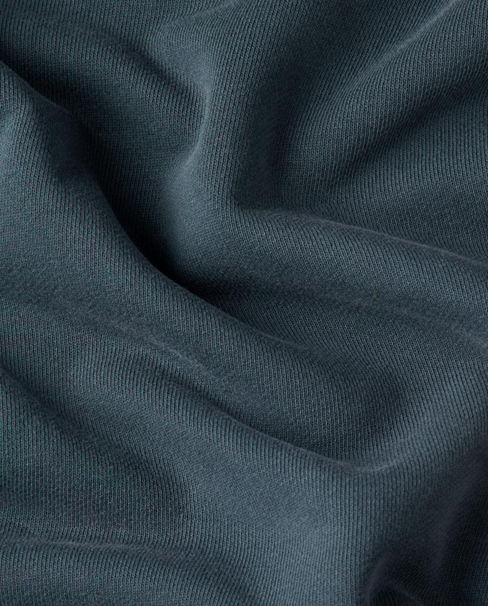 Sweatshirt Regular com Decote Redondo Azul-4