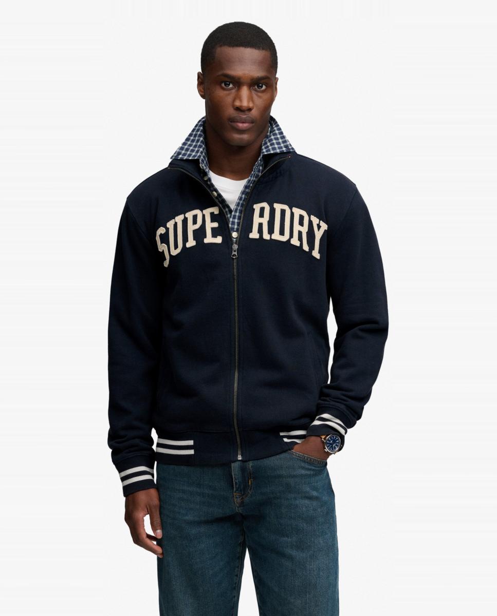 Superdry - Sudadera de hombre Vintage Athletic Track.