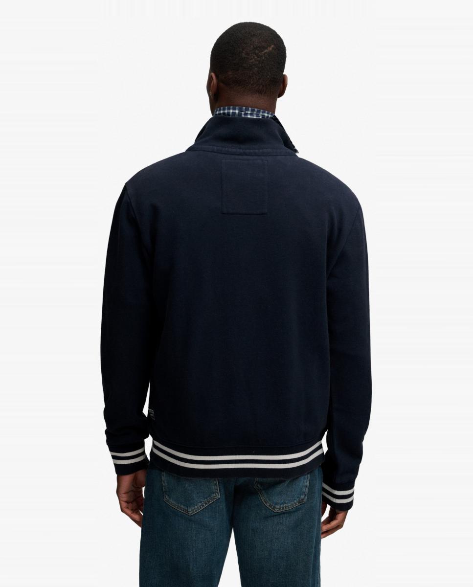 Sweatshirt Vintage Athletic Track Azul-marinho-2