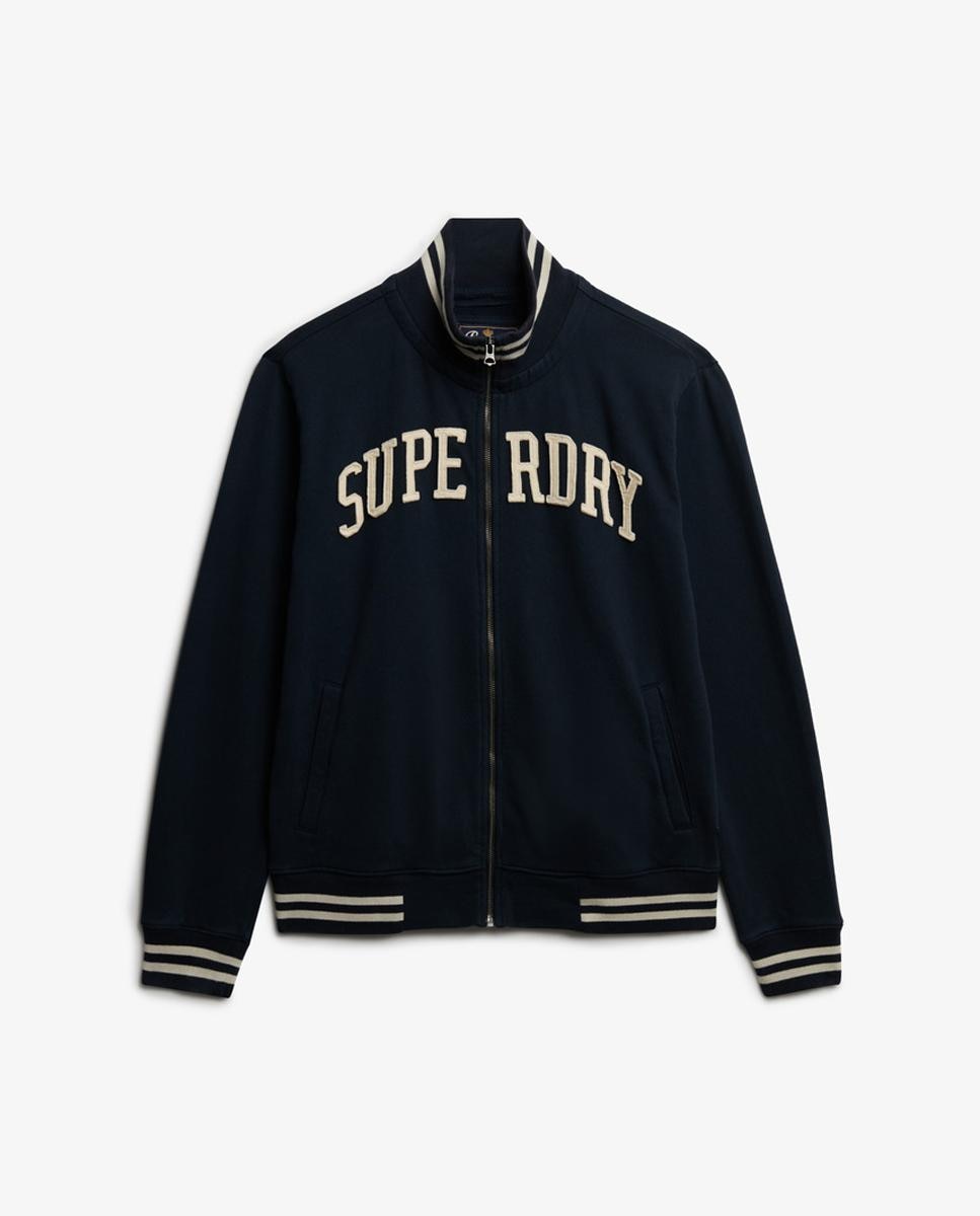 Sweatshirt Vintage Athletic Track Azul-marinho-5