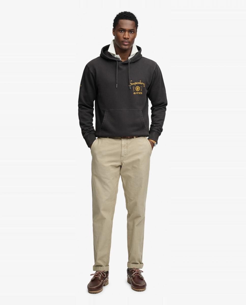 Sweatshirt Tokyo Narrative com Capuz Preto-6
