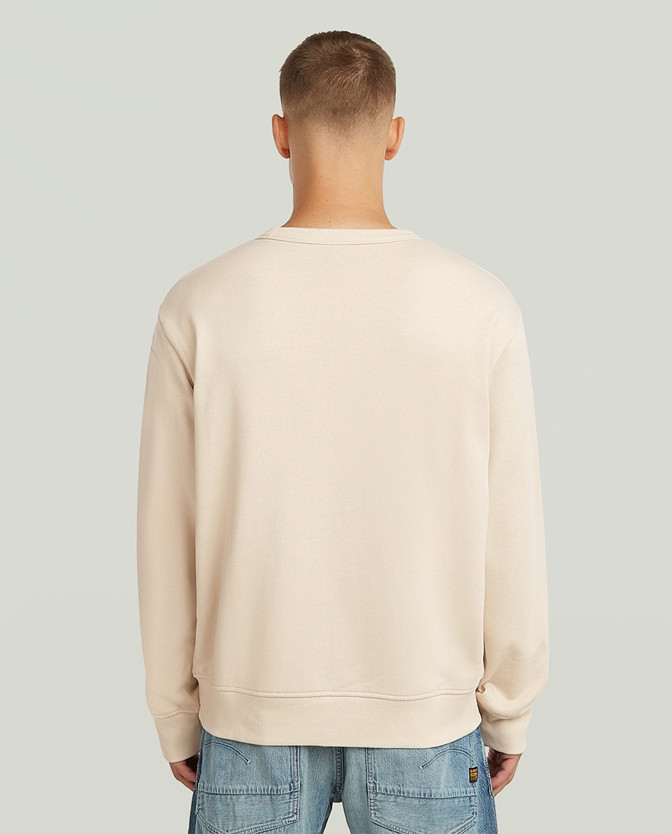 Sweatshirt Regular com Gola Redonda Cru-2