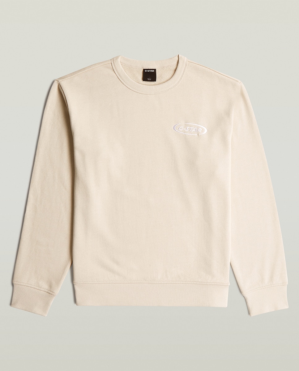 Sweatshirt Regular com Gola Redonda Cru-6