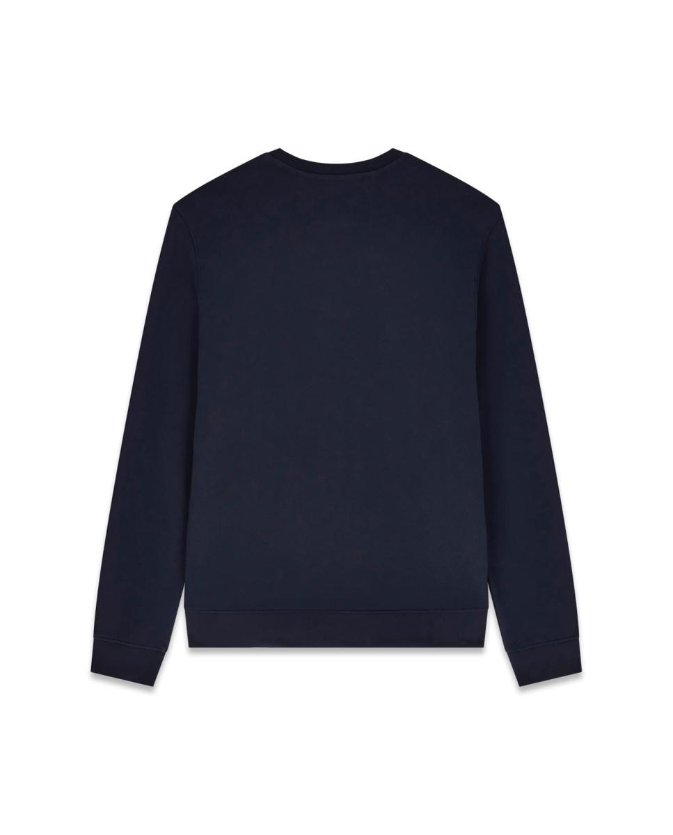 Sudadera sin capucha de hombre - Guess - Azul marino Azul marino-6