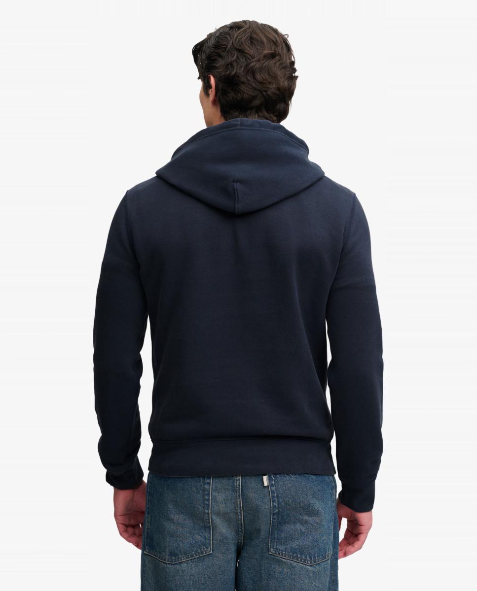 Sudadera con capucha de hombre Athletic Emboss GD de corte relajado - Superdry - Azul marino Azul marino-2