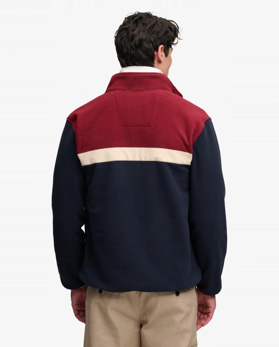 Forro polar de hombre Tricolor con cremallera completa - Superdry - Multicolor Multicolor-2