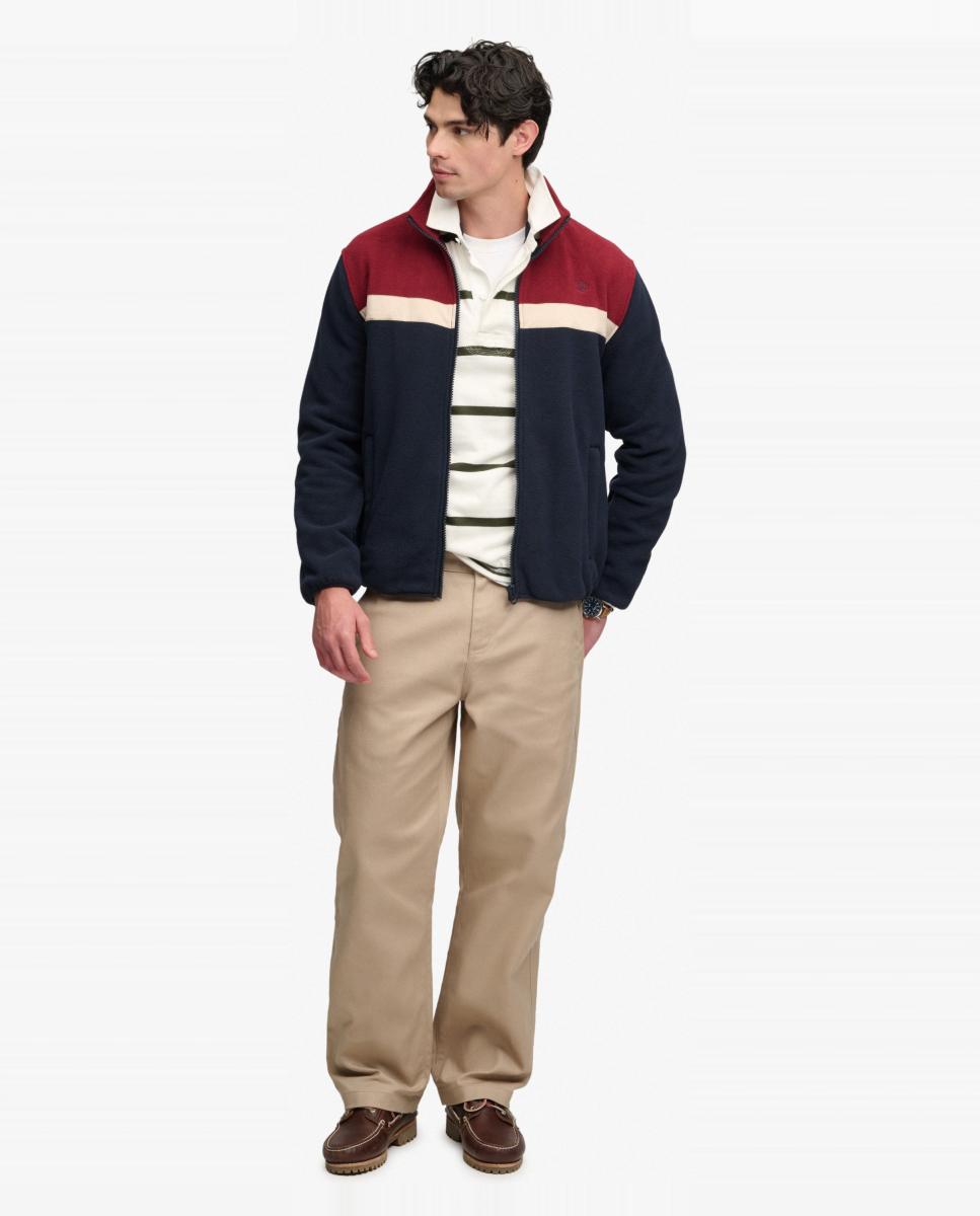 Forro polar de hombre Tricolor con cremallera completa - Superdry - Multicolor Multicolor-5
