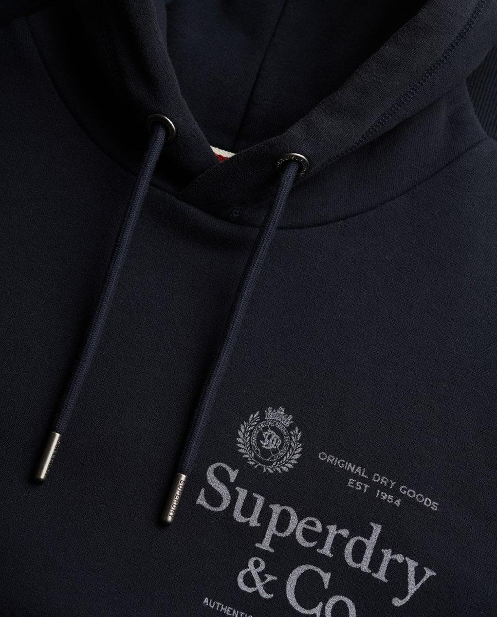 Sweatshirt com Capuz 1954 Company de Corte Relaxed Azul-marinho-5