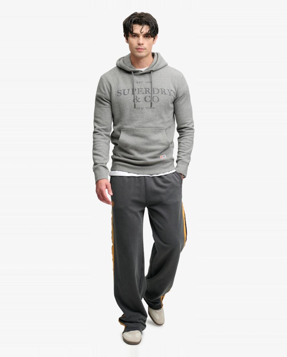 Sudadera con capucha de hombre 1954 Company de corte relajado - Superdry - Gris Gris-6