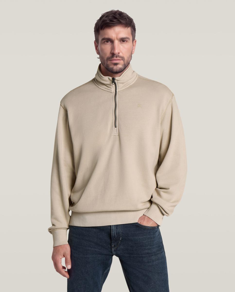 Imagem 0 de Sweatshirt com Gola Alta e Meio Fecho de Correr