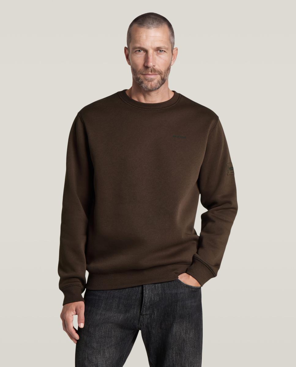 Imagen 0 de Sudadera de hombre de corte recto Marrón