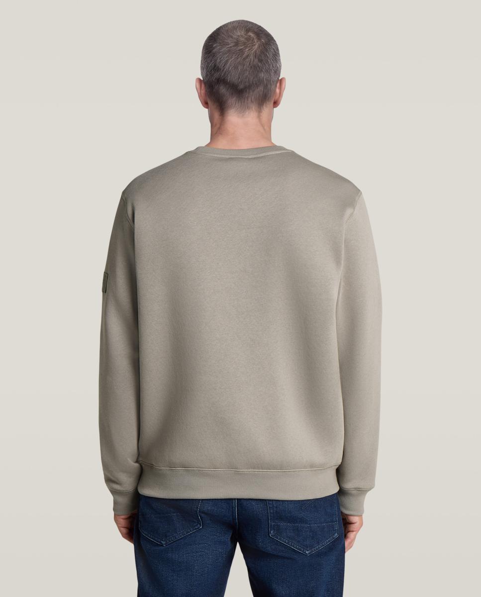 Sudadera de hombre de corte recto - G-Star - Beige Beige-2