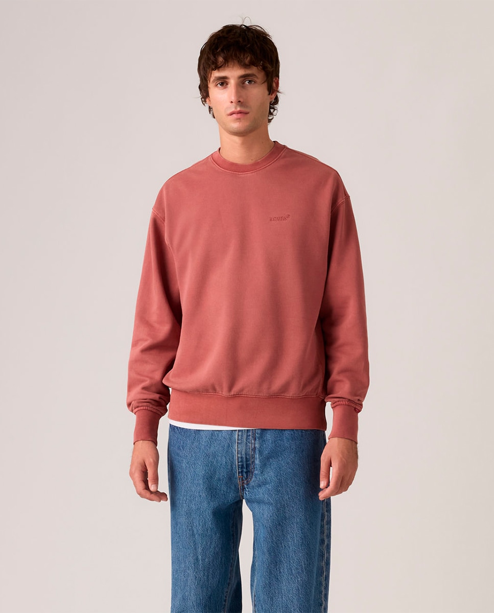 Imagem 0 de Sweatshirt com Decote Redondo e em Algodão