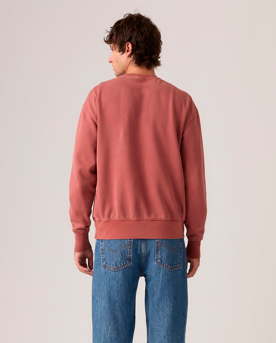 Sudadera de hombre de algodón con cuello redondo - Levi's - Salmón Salmón-2