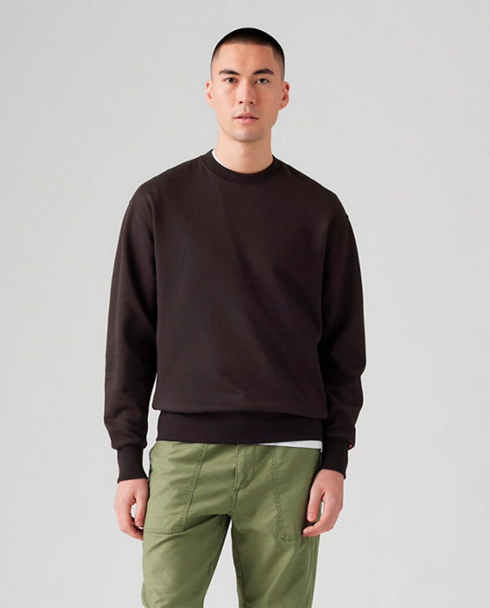 Imagem 0 de Sweatshirt com Decote Redondo e em Algodão