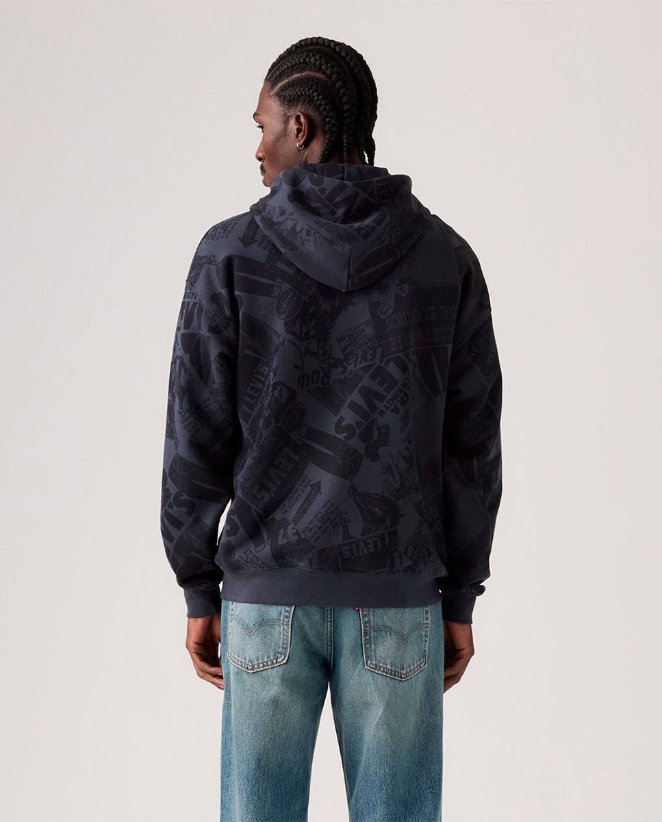 Sudadera de hombre con capucha - Levi's - Azul marino Azul marino-2