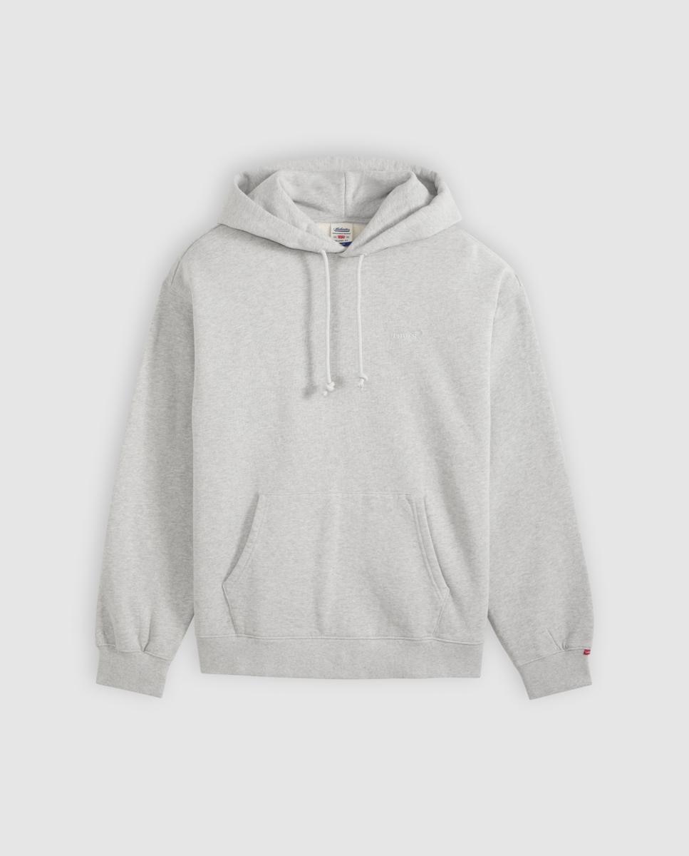 Sweatshirt de homem com capuz Cinzento-claro-5