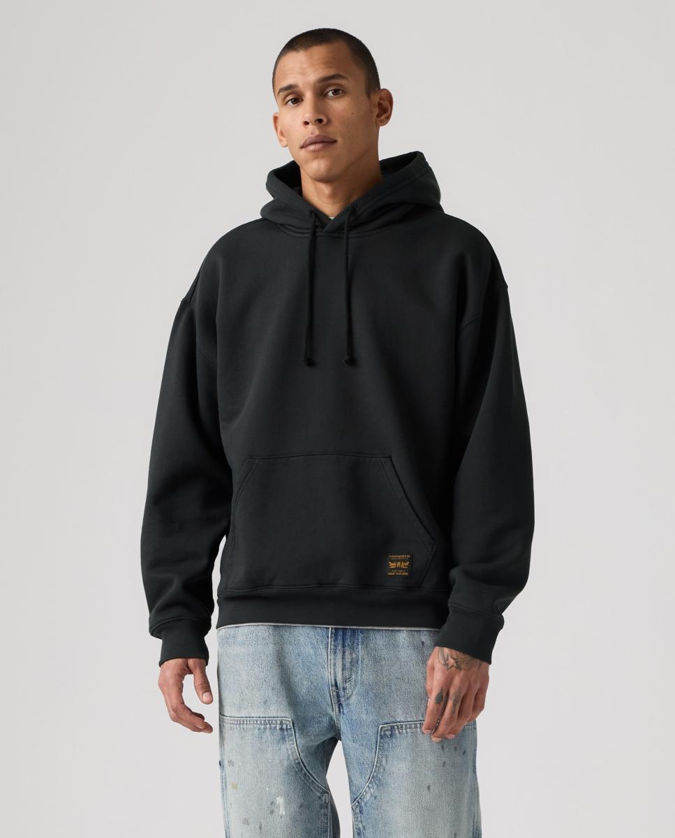 Imagen 0 de Sudadera de hombre con capucha Negro
