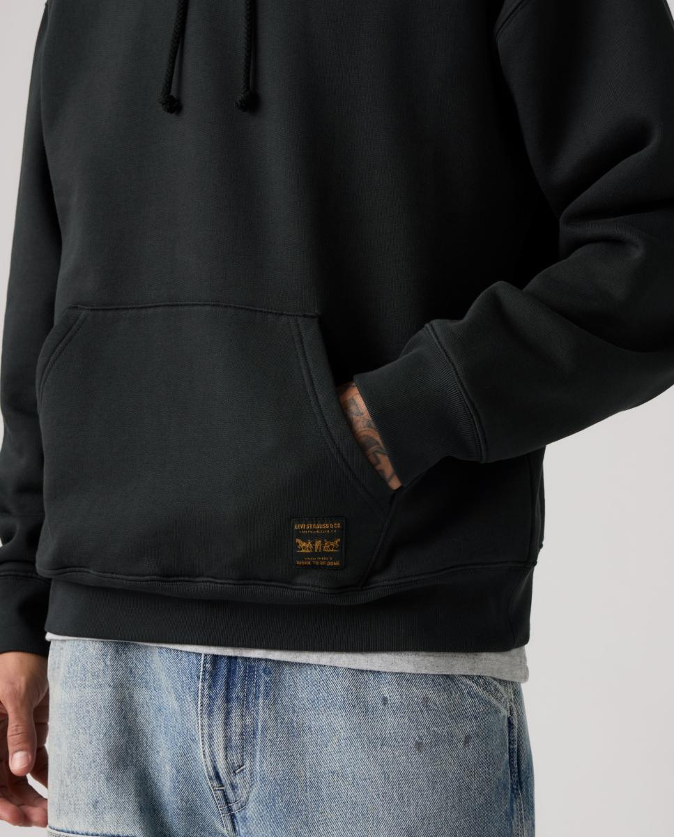 Sudadera de hombre con capucha - Levi's - Negro Negro-4