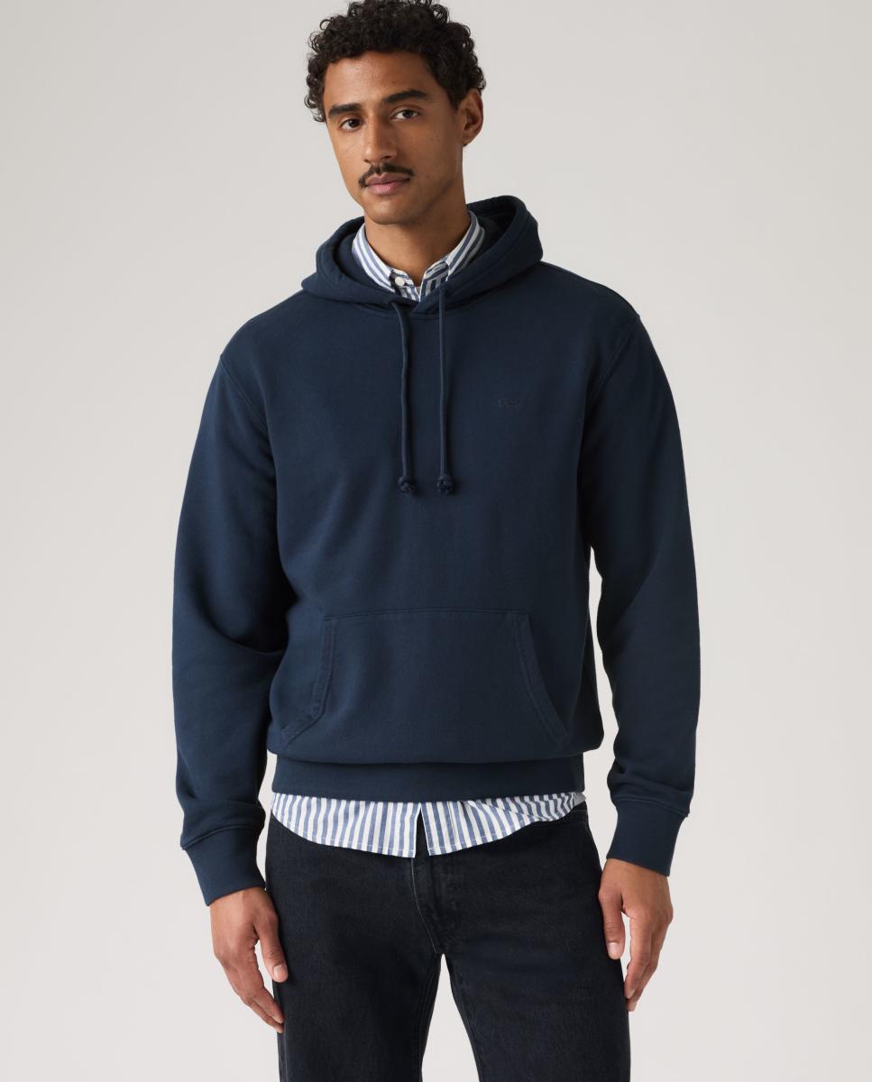Sweatshirt de homem com capuz Azul-marinho-3