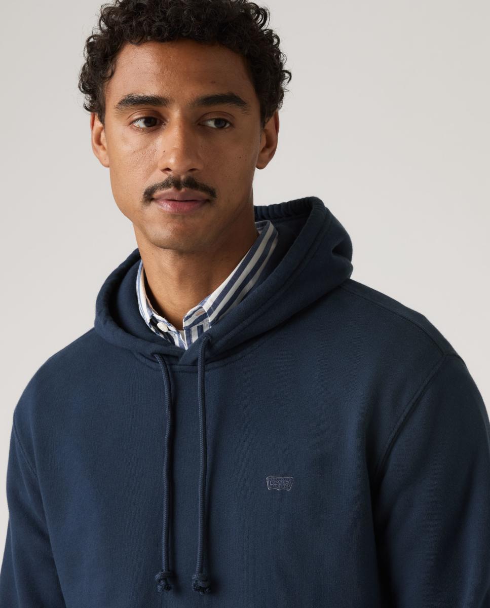 Sweatshirt de homem com capuz Azul-marinho-4