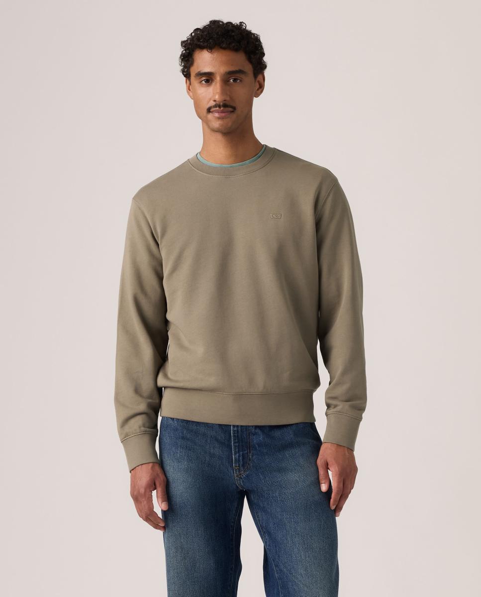 Imagem 0 de Sweatshirt com Decote Redondo e em Algodão
