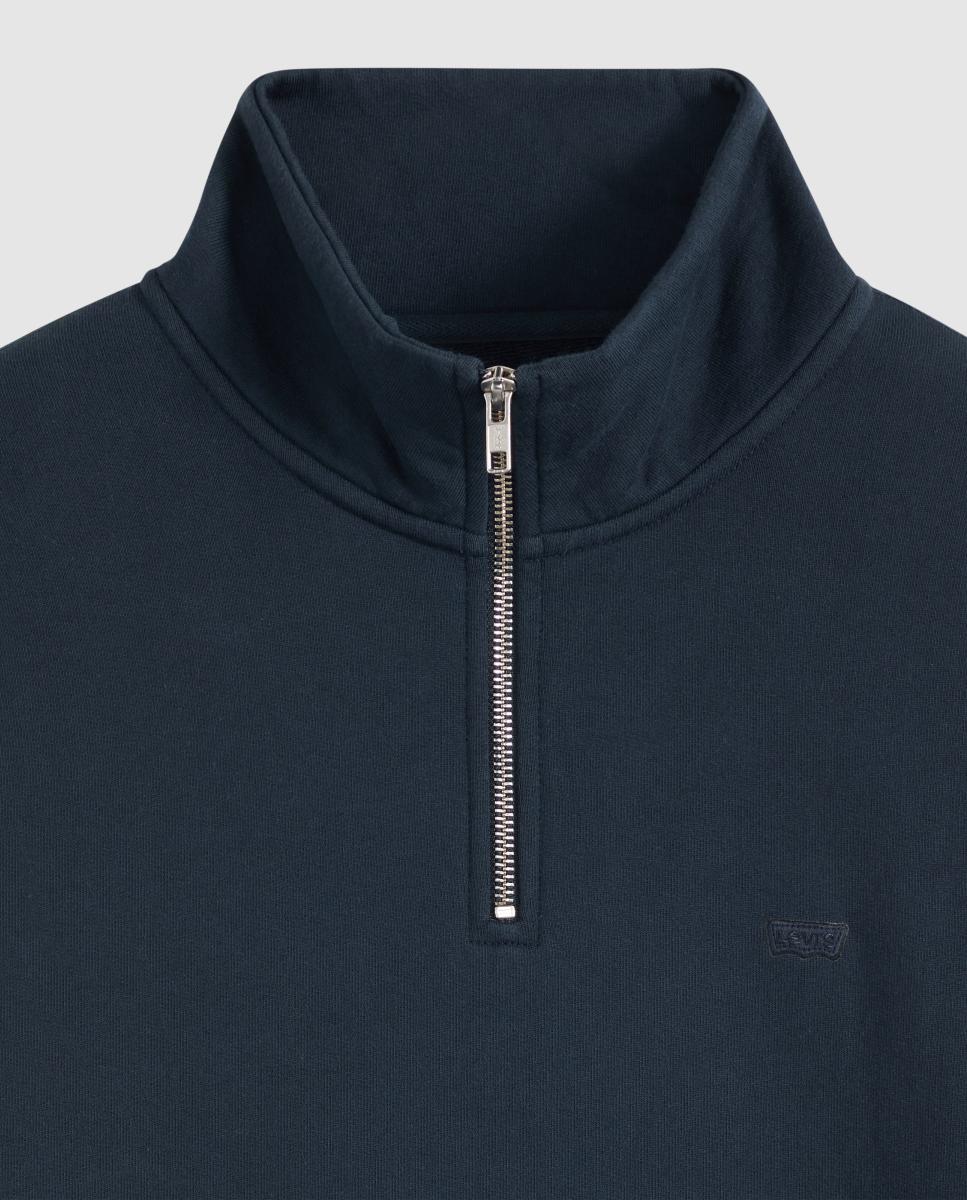 Sweatshirt com Gola Chaminé Azul-marinho-6
