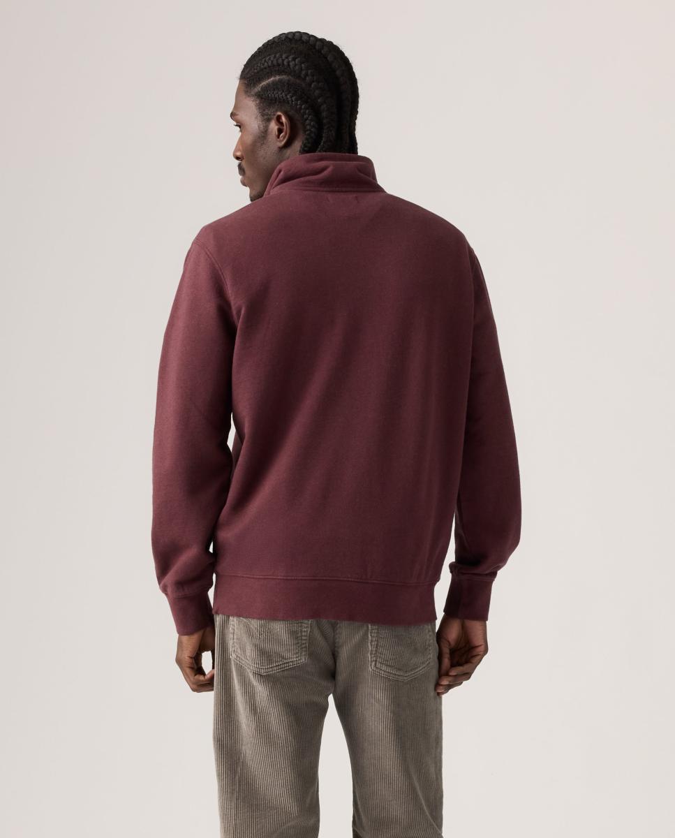 Sweatshirt com Gola Chaminé Bordeaux-2