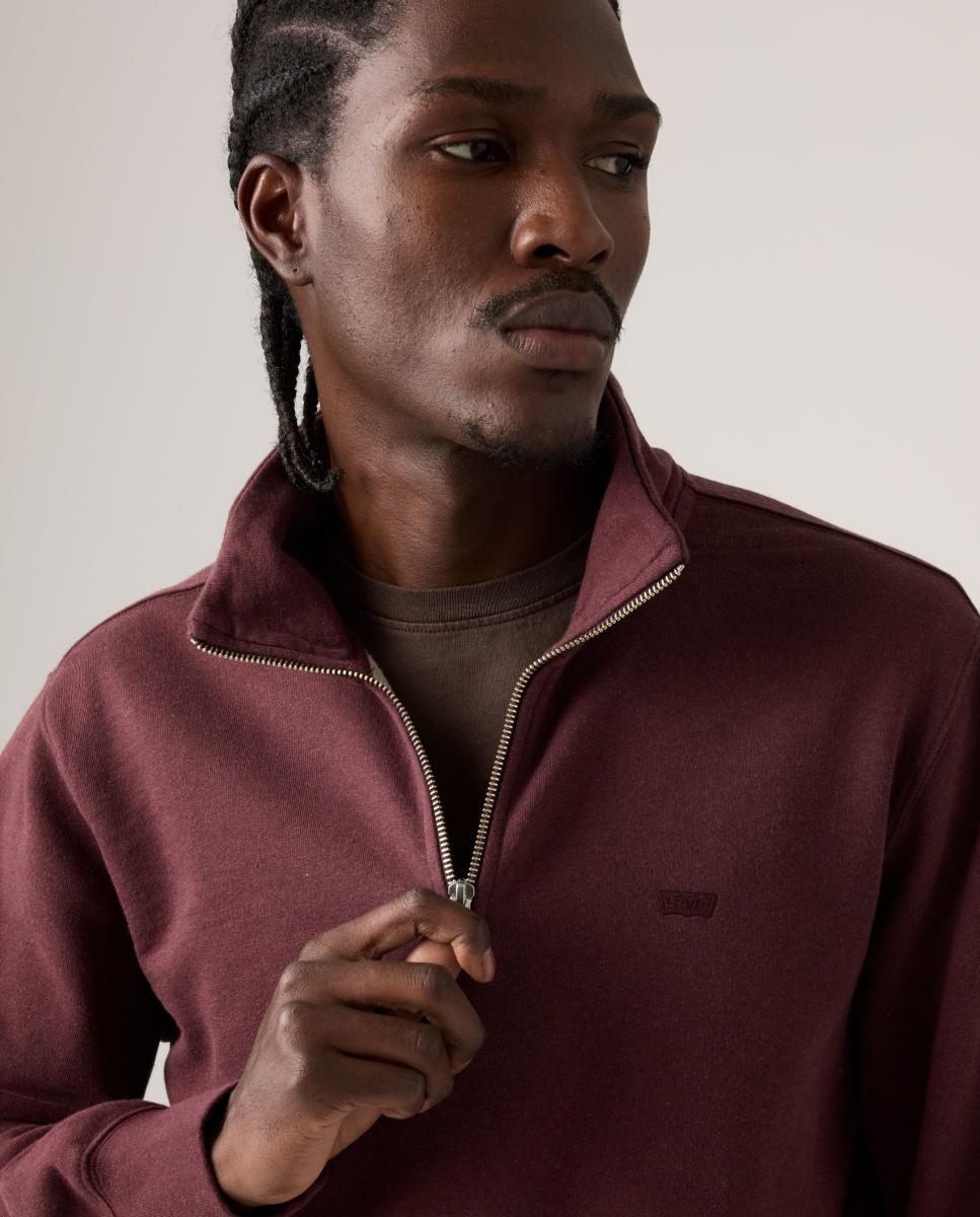 Sweatshirt com Gola Chaminé Bordeaux-3