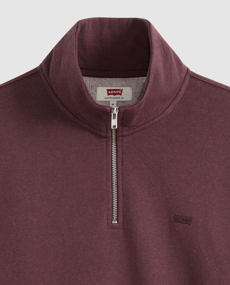 Sweatshirt com Gola Chaminé Bordeaux-6