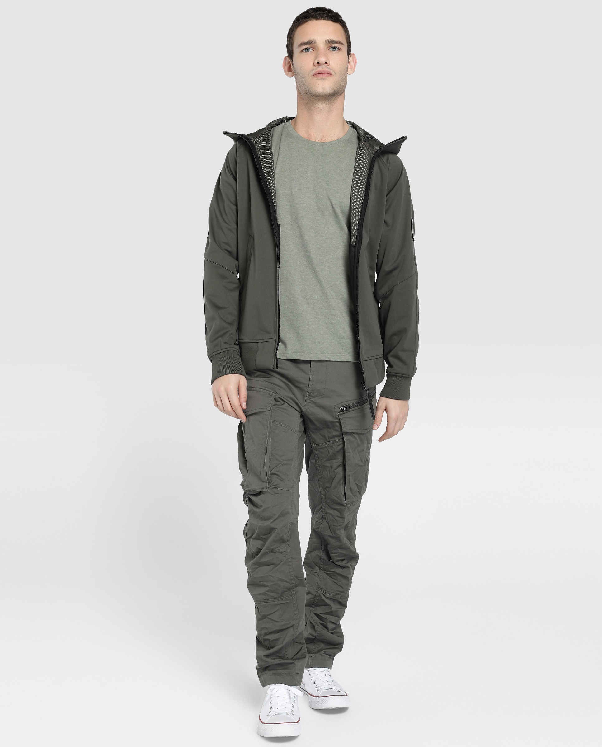 Calças sportswear de homem G-Star Raw verdes Verde-1