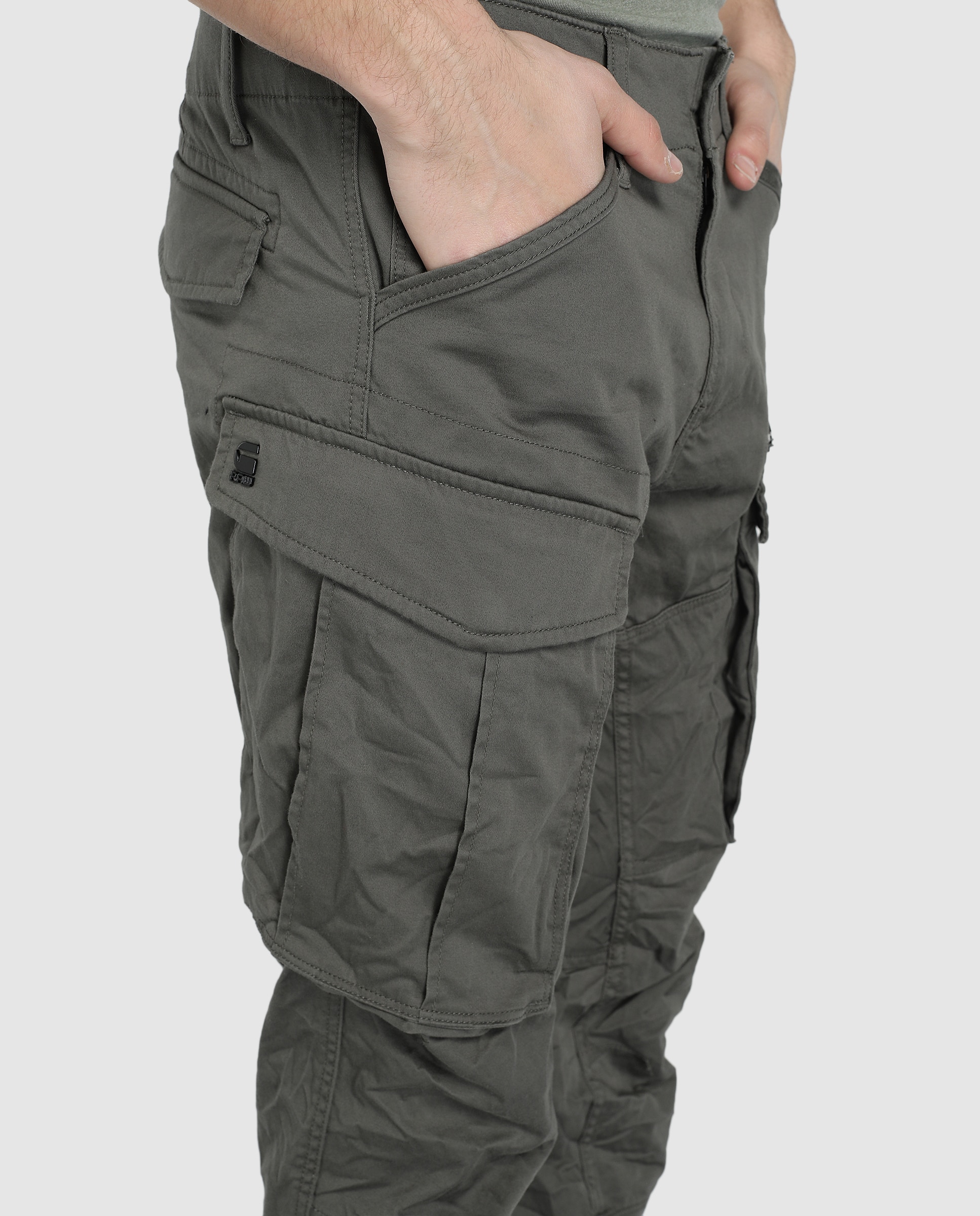Calças sportswear de homem G-Star Raw verdes Verde-3