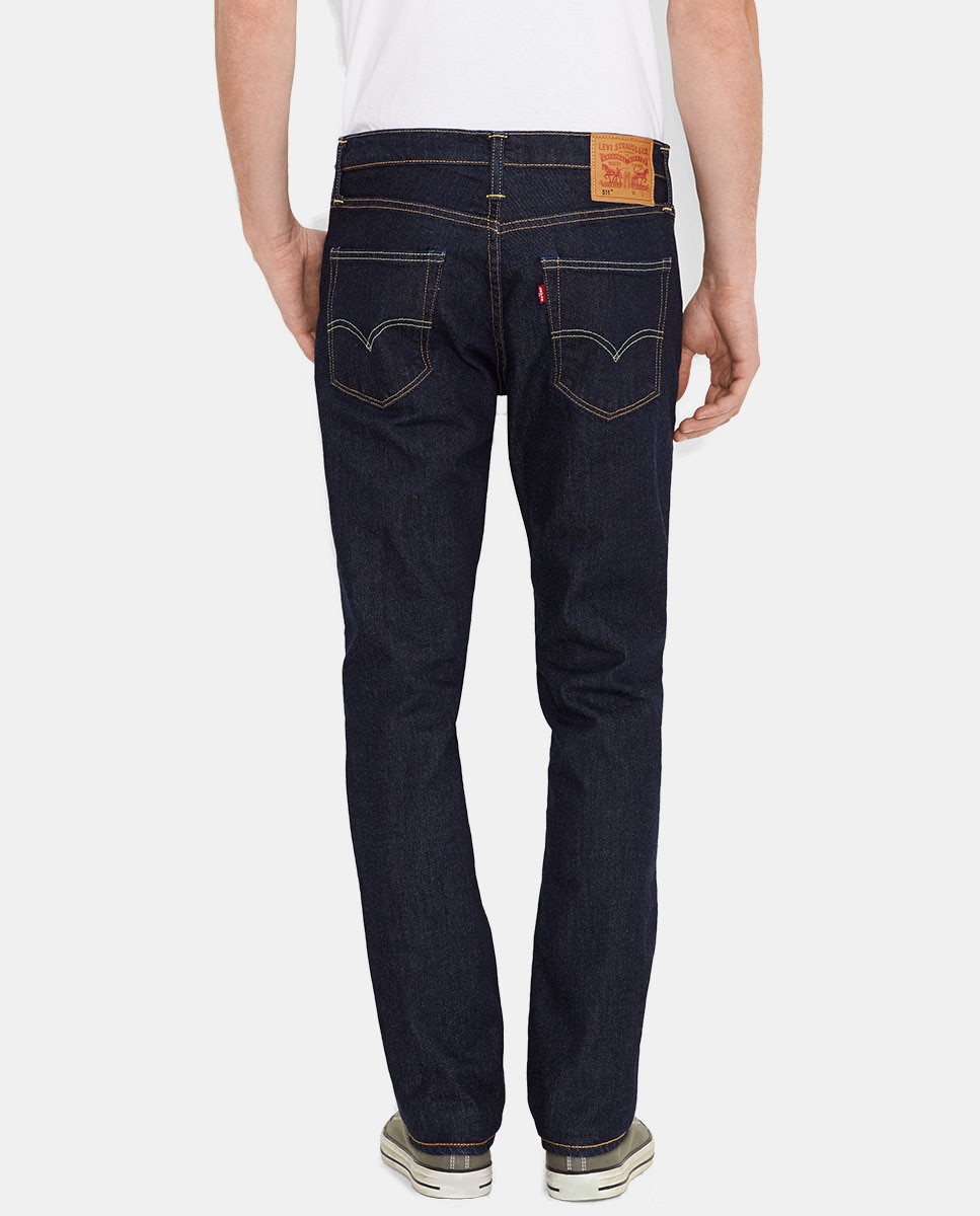 Calças de ganga de homem Levi's 511 slim azul Azul-marinho-2