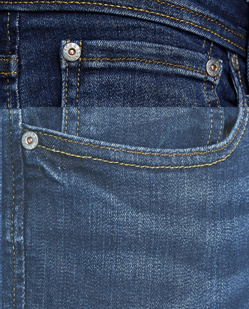 Jeans Liam skinny azuis sustentáveis Azul-marinho-5