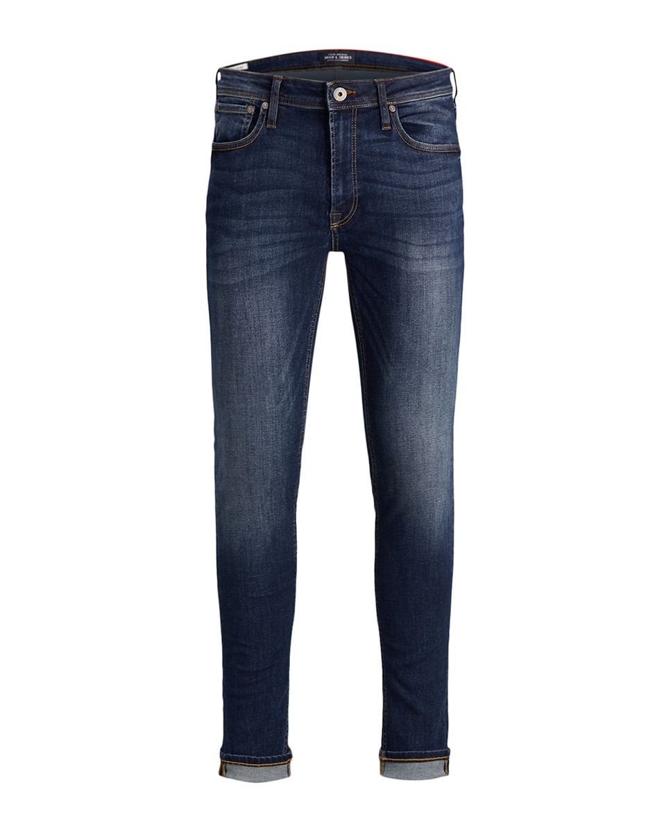 Jeans Liam skinny azuis sustentáveis Azul-marinho-6