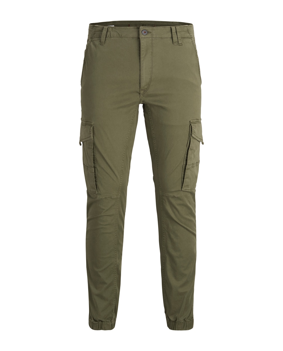 Calças sportswear de homem Jack & Jones slim verdes Verde-6
