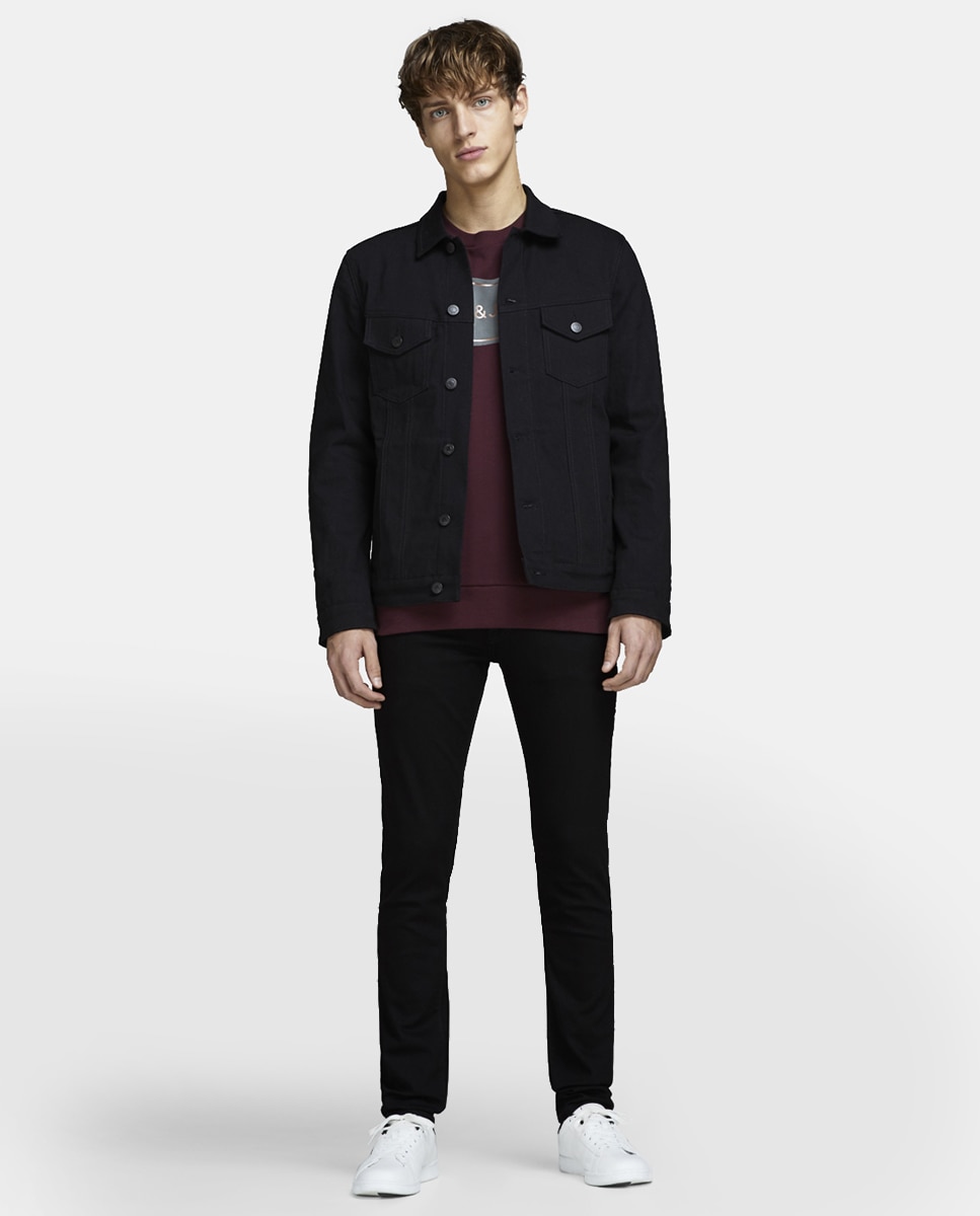 Jeans Glenn slim pretas Preto-4