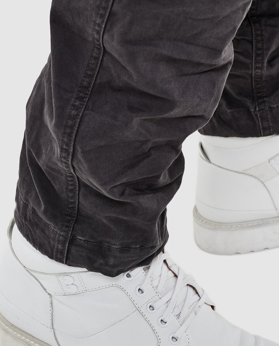 Calças sportswear de homem G-Star Raw Rovic Zip 3D tapered cinzentas Cinzento-5