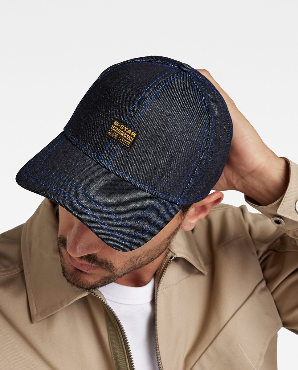 Boné Originals Denim Plus Baseball Confecionado em Tecido de Ganga Azul-5