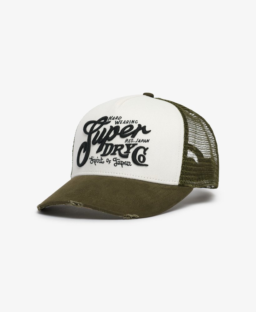 Boné de Malha Trucker Verde-3